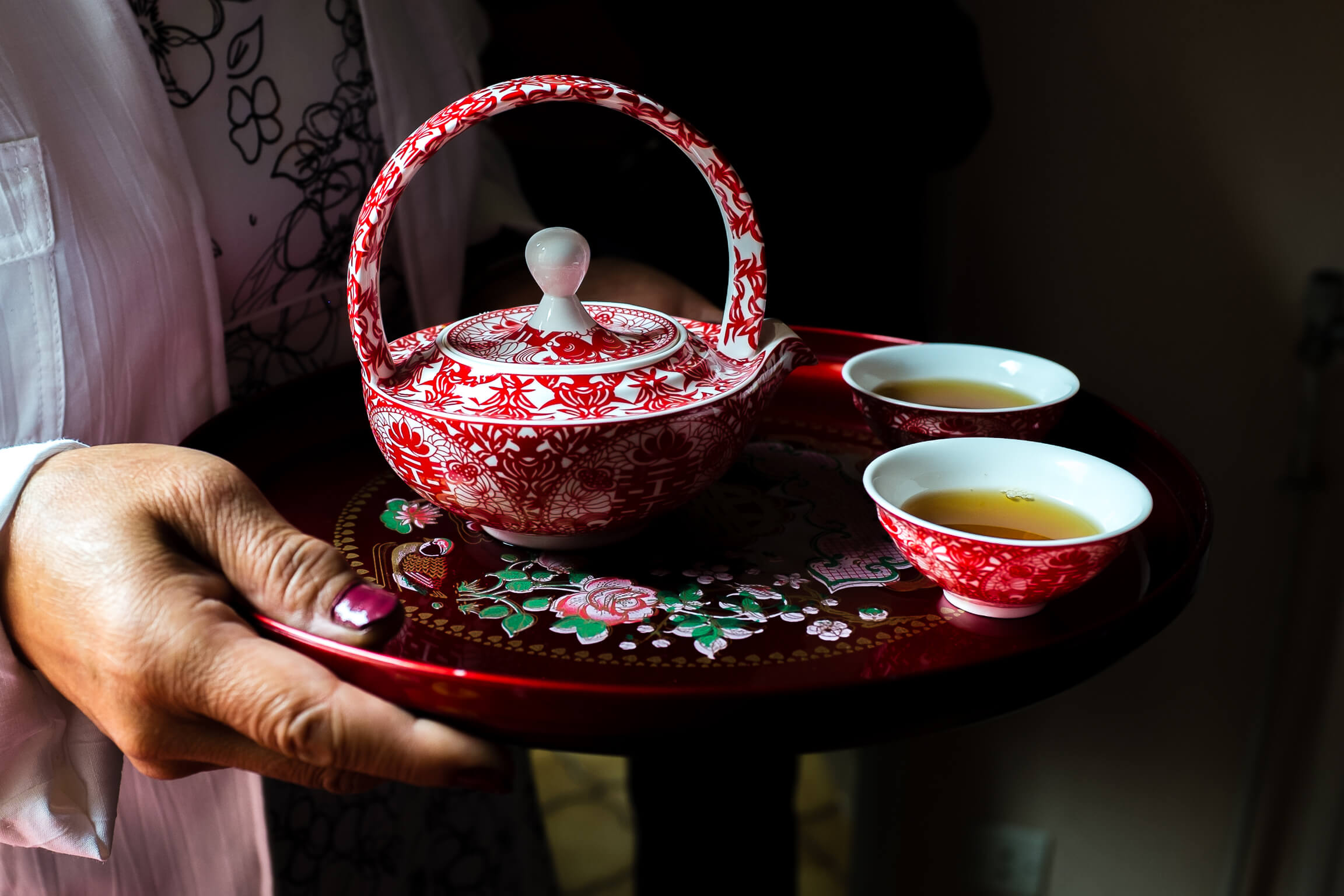 ceremonie du the lors de ce mariage chinois