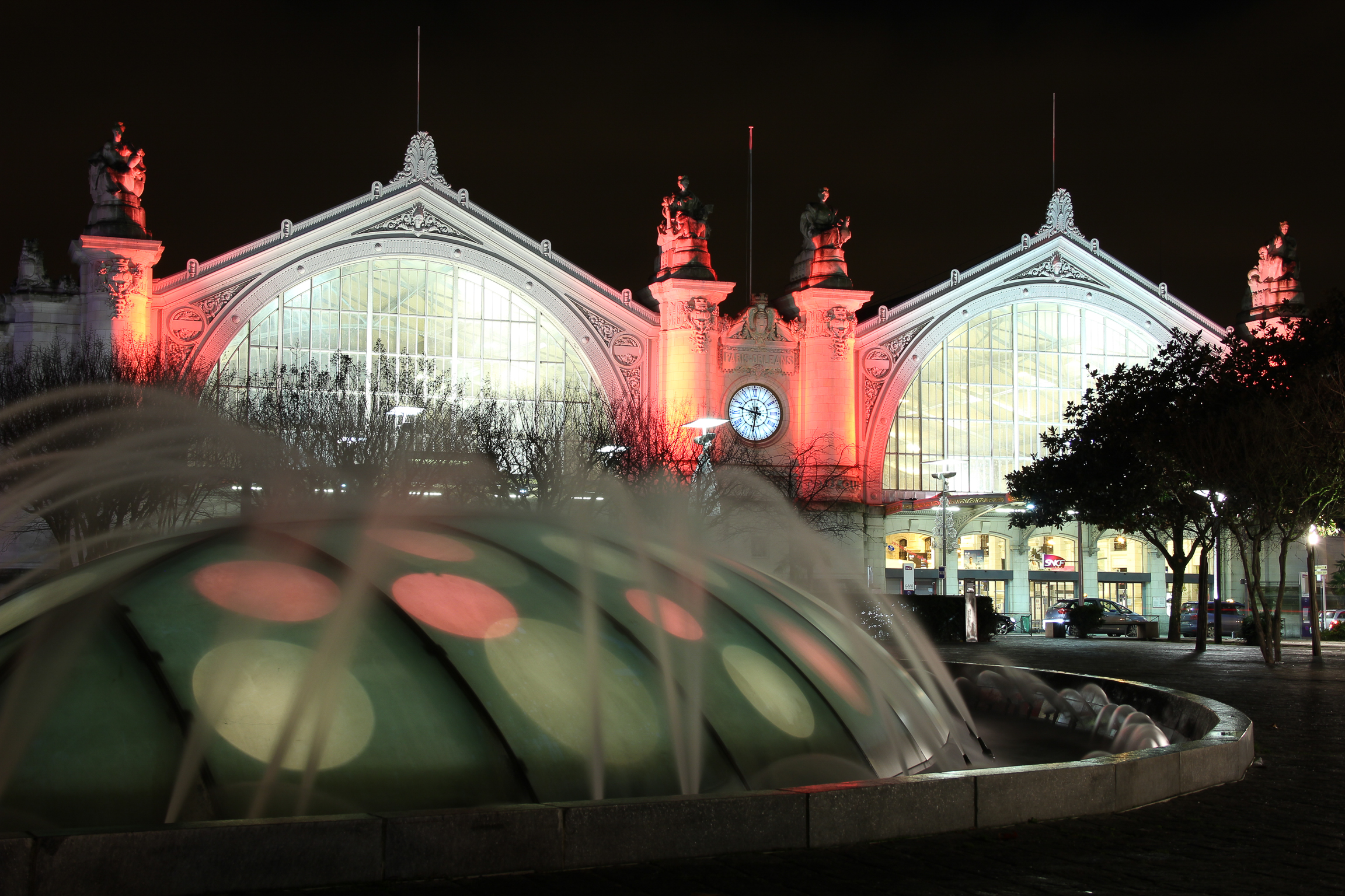 gare de Tours de nuit