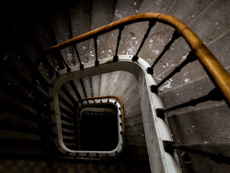 escalier en urbex