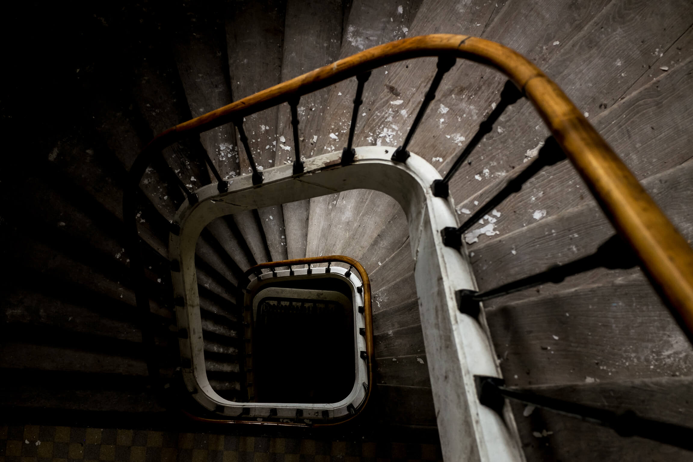 escalier en urbex