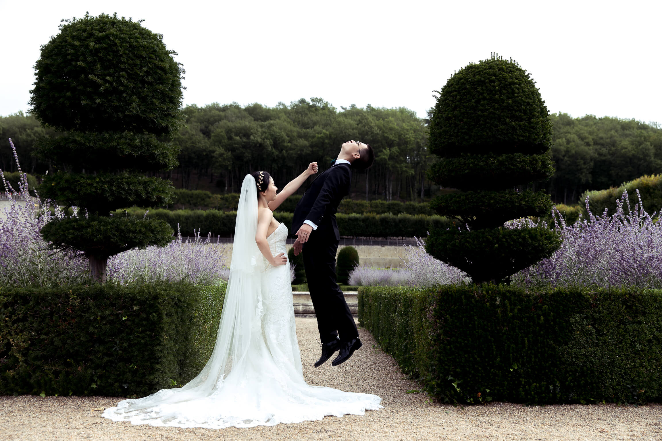 shooting photo mariage et moment decale pour ce couple chinois