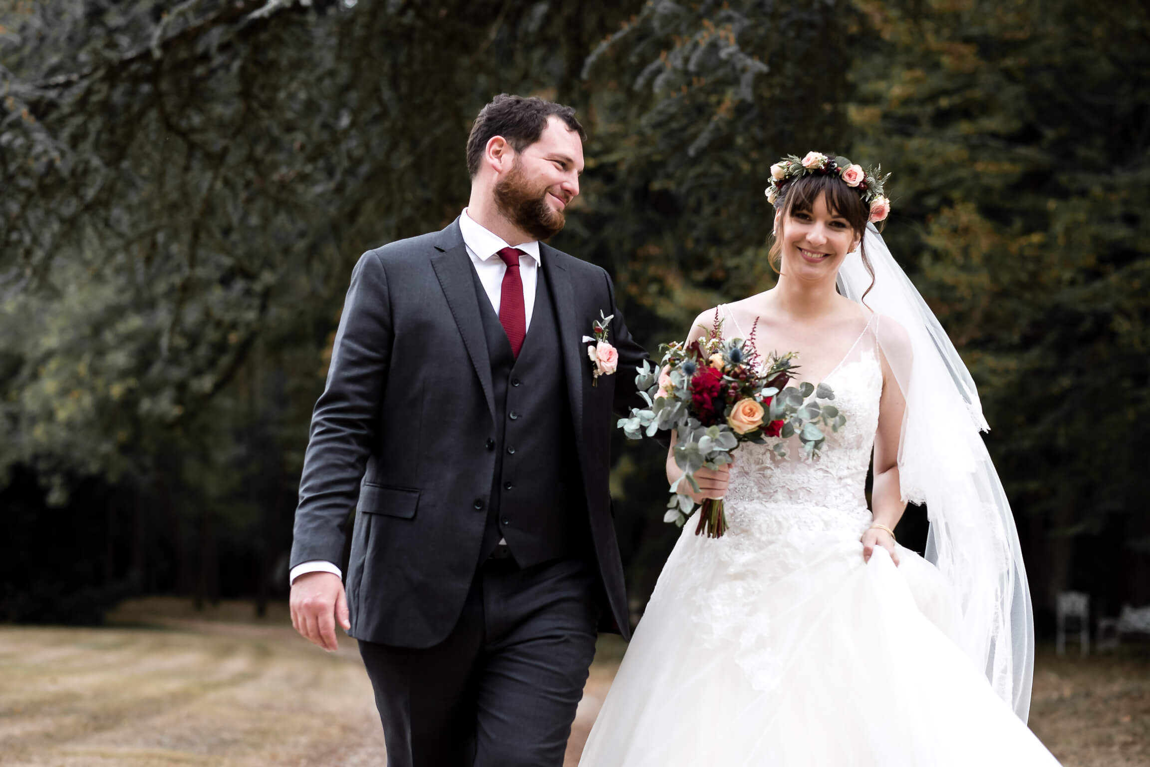 photo de couple lors du cocktail du mariage