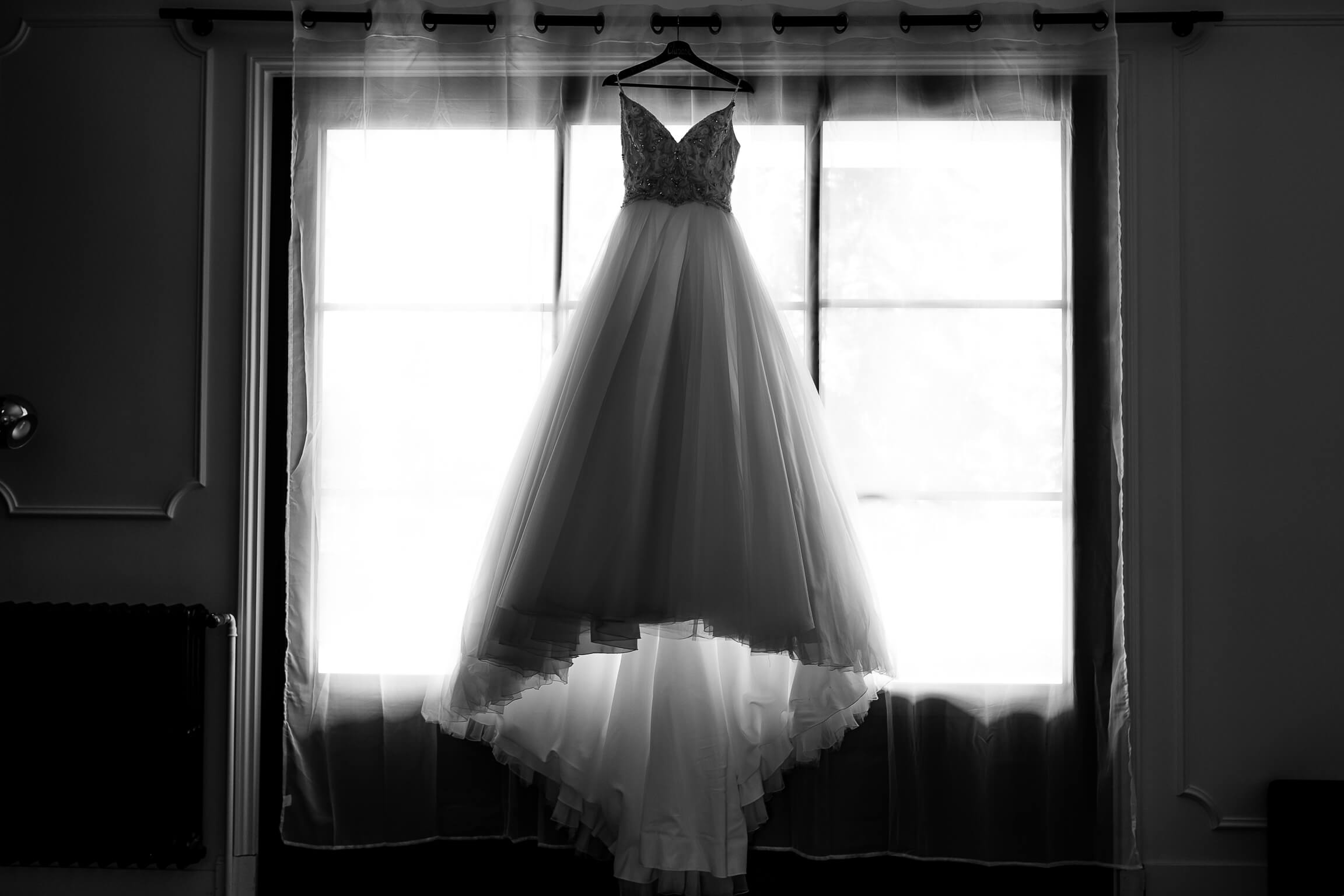 la robe de mariee pendant les preparatifs