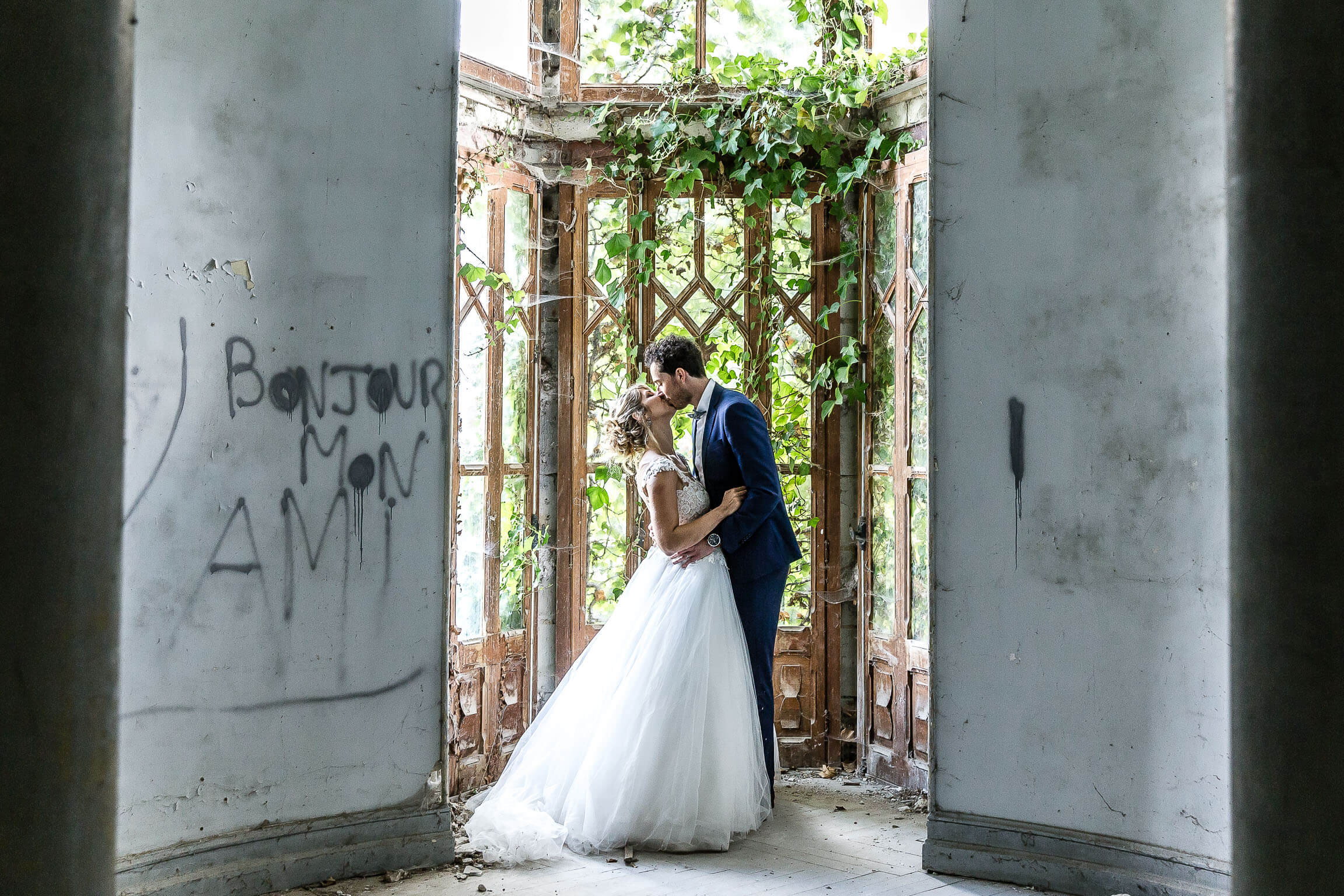 urbex et trash the dress