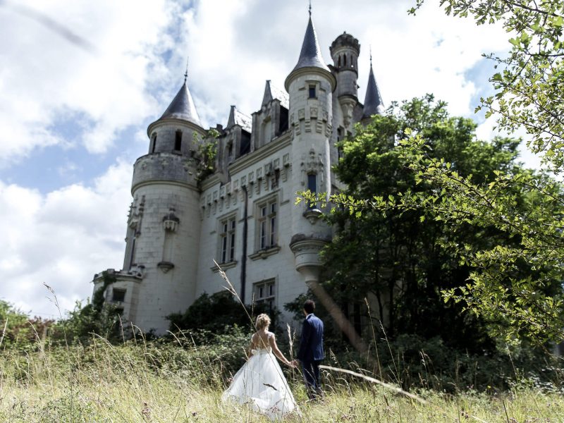 trash the dress en urbex au chateau des gendarmettes